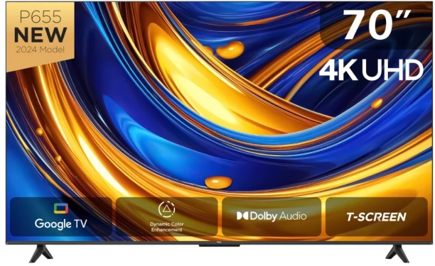 TCL 177 cm (70 inch) LED Ultra HD (4K) Google Smart TV