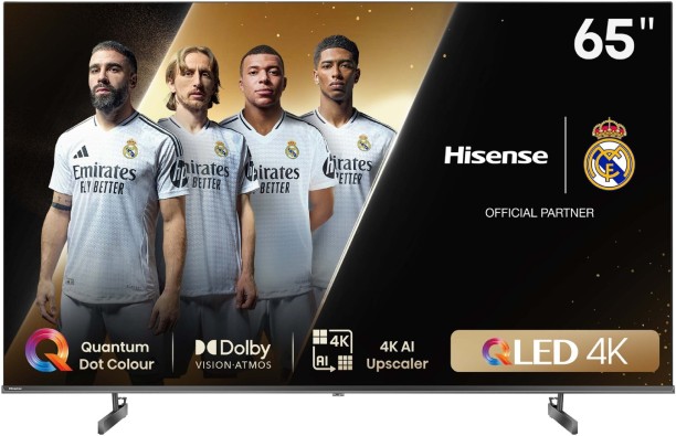 Hisense 165 cm (65 inch) QLED Ultra HD (4K) VIDAA Smart TV