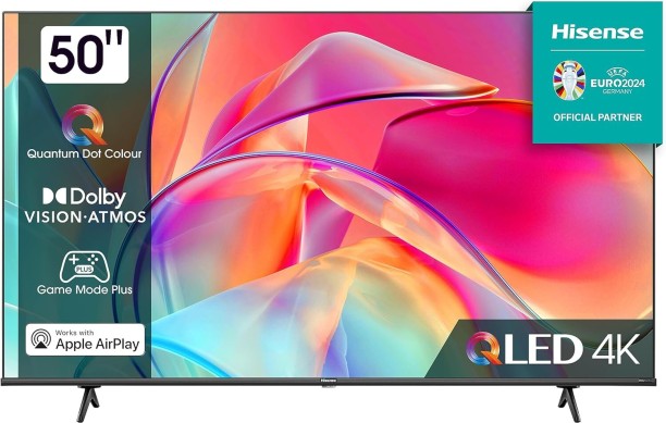Hisense 127 cm (50 inch) QLED Ultra HD (4K) VIDAA Flat-Panel TV