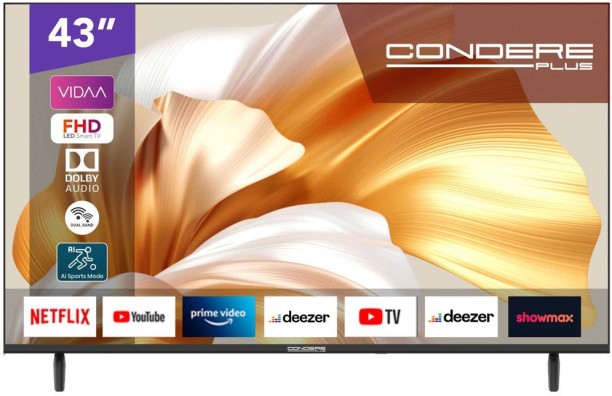 condere 108 cm (43 inch) LED Ultra HD (4K) VIDAA Smart TV
