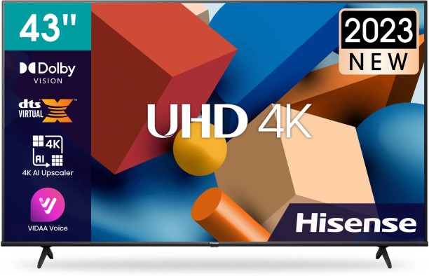 Hisense 43 cm (109 inch) LED Ultra HD (4K) VIDAA Smart TV