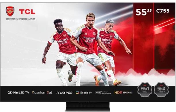 TCL 139 cm (55 inch) LED Ultra HD (4K) Google Smart TV