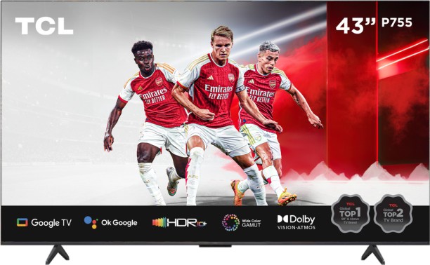 TCL 109 cm (43 inch) LED Ultra HD (4K) Google Smart TV
