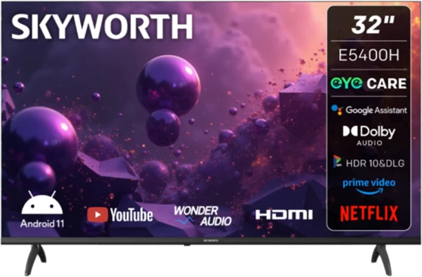 Skyworth 81 cm (32 inch) LED HD Ready Google Smart TV