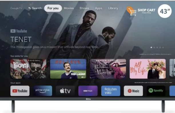 Star 109 cm (43 inch) QLED Full HD Google Smart TV