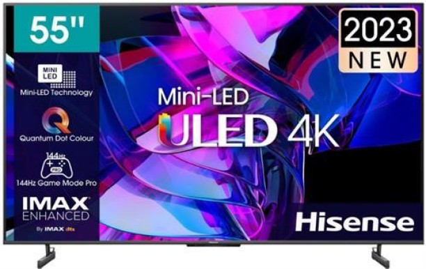 Hisense 139 cm (55 inch) Mini Led Ultra HD (4K) VIDAA Smart TV