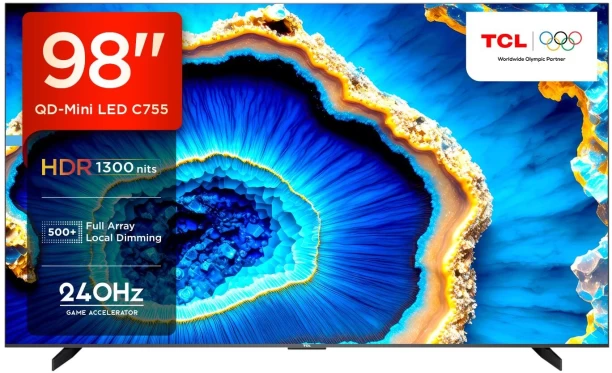 TCL 248 cm (98 inch) Mini Led Ultra HD (4K) Google Smart TV