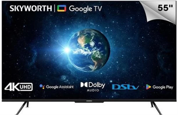 Skyworth 139 cm (55 inch) LED Ultra HD (4K) Google Flat-Panel TV