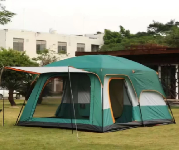 Rafiq Pop Up Tent Camping 5+ Persons Tent - For Outdoor use, Camping (Green) Tent - For Outdoor use, Camping