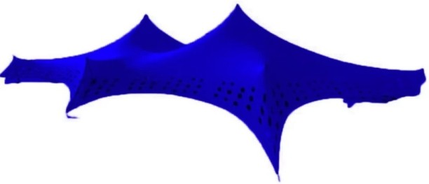 ZA Quality Streatch Tent Pre-assembled Fabric Foldable Gazebo For  Outdoor & Cafeteria