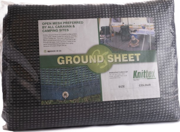 Knittex Heavy Duty Camping Ground Sheet - 2.4m x 2.5m Tent - For Camping, Picnics, Garden Parties