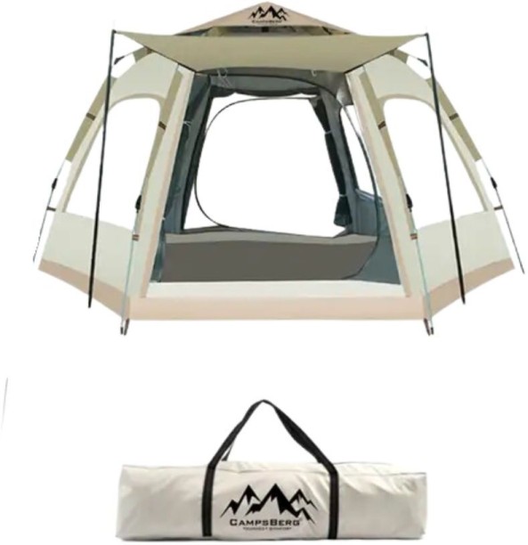 Generic Hexagon Outdoor Instant Setup Camping Tent 2.5m x 2.5m Camping Tent