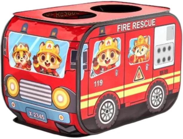 Fire rescue Kids Indoor/Outdoor Playhouse Canvas Tent