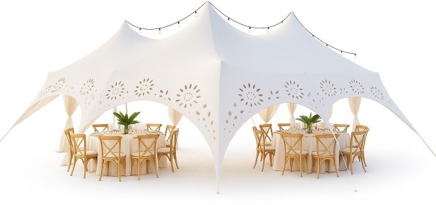 Z/A 5x10 m stretch tent for 50 ppl Tent - For Weddings,birthday,beach weddinds,cultural events,social gatherings