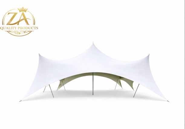 ZA 5x10 m water proof ent for 50 ppl white Shade Cloth