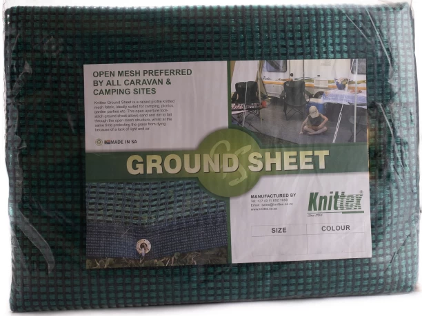 Knittex Heavy Duty Camping Ground Sheet - 2.4m x 2.5m Tent - For Camping, Picnics, Garden Parties