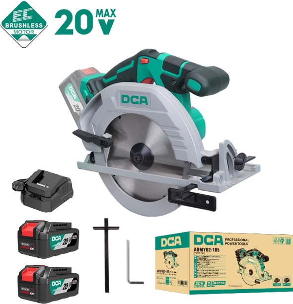 DCA ADMY02-185BM Cordless 185mm Circular Chop Saw