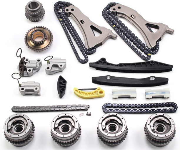 OLKO M278 Engine Timing Chain Kit with VVT Pulley for Mercedes-Benz CLS550,CL550, GLE50 with OE A0009935576 M276