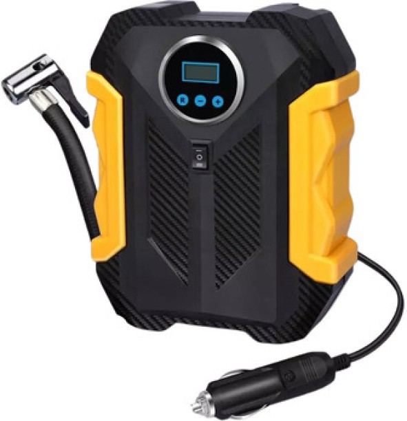 top sale trader Portable Digital Air Compressor Pump Tire Inflator For Car-C-1399 Plastic Digital Tire Pressure Gauge