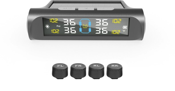 marevic Tire pressure monitoring, system high-precision solar tire pressure monitor Plastic Digital Tire Pressure Gauge