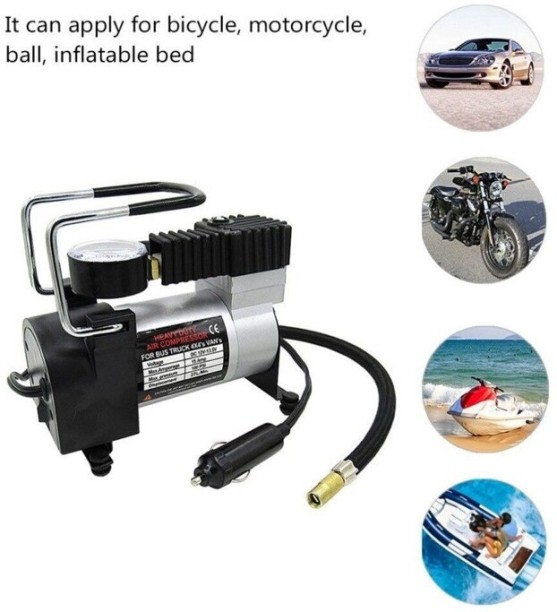 HIGH PRESSURE HEAVYDUTY AIR COMPRESSOR Plastic Analog Tire Pressure Gauge