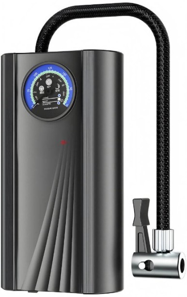 Perfect Dealz Inflating Pump Portable Air Compressor Steel Digital Tire Pressure Gauge