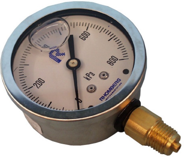 1000Kpa Cast Iron Analog Tire Pressure Gauge