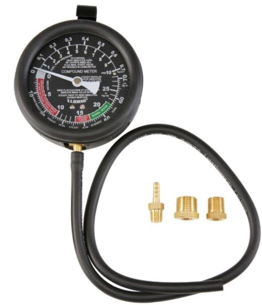 Homer TRA1008 Plastic Analog Tire Pressure Gauge
