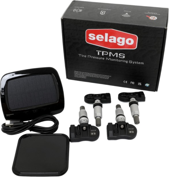 Selago SEL-TPMS Aluminium Digital Tire Pressure Gauge