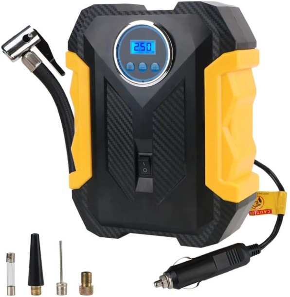 Carsun Universal Portable Digital Tyre Inflator Plastic Digital Tire Pressure Gauge