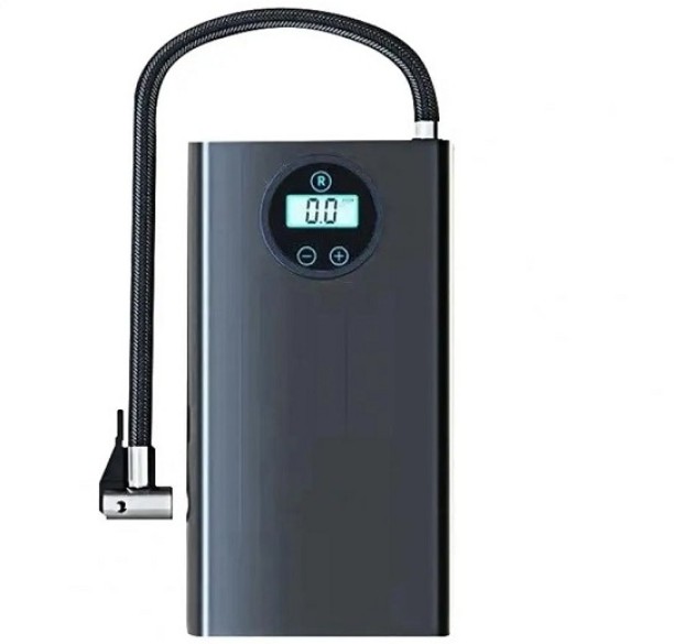 Generic Tyre Inflator Pump With LED Display Plastic Digital Tire Pressure Gauge