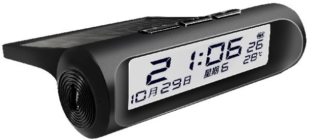 happyfun Tire pressure detector Solar tire pressure monitoring upgrade car ambient temperature detection function car tires Plastic Digital Tire Pressure Gauge