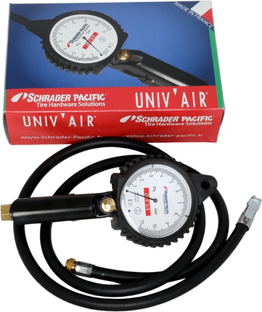 Schrader 39700 Univair Plastic Analog Tire Pressure Gauge