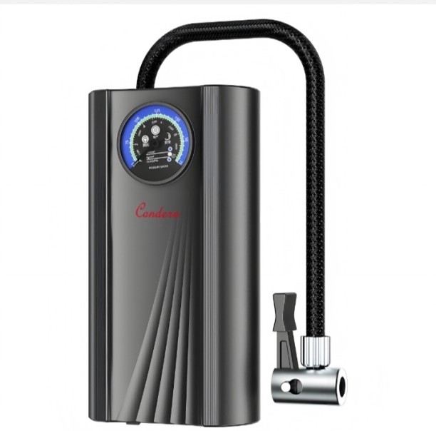 Condere Inflating pump CQB - 002 Cast Iron Stick Tire Pressure Gauge