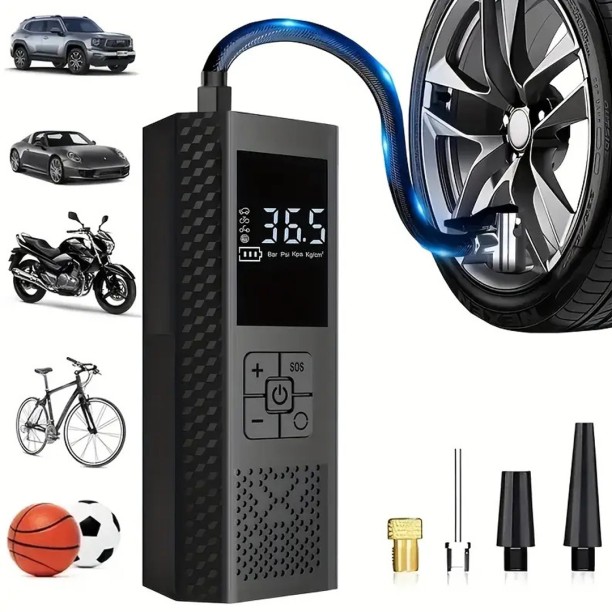 Egorip Wireless Auto Air Pump Rechargeable Plastic Digital Tire Pressure Gauge