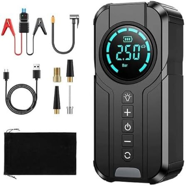 A2Z JG20375533 Plastic Smart Tyre Pressure Gauge