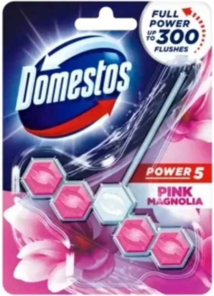 Domestos Pink Magnolia Rim Block