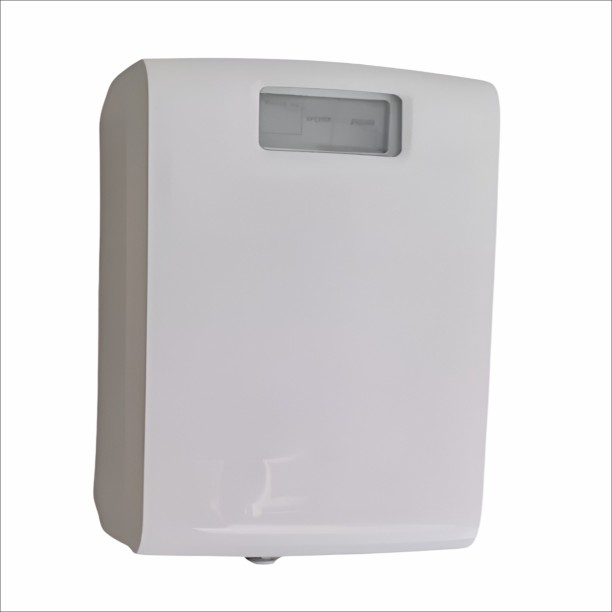 More & More White Automatic Urinal Dispenser with 5 Refill Sachets Original Liquid Toilet Cleaner