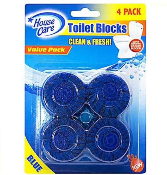 Generic Toilet Blocks - 4 pieces Floral Block Toilet Cleaner