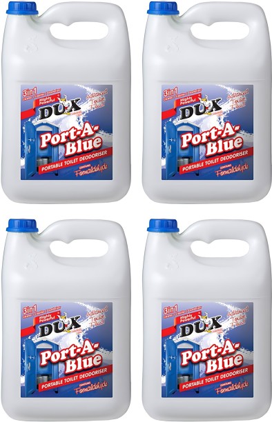 Dux Port-A-Blue Portable Toilet Deodoriser Floral Liquid Toilet Cleaner