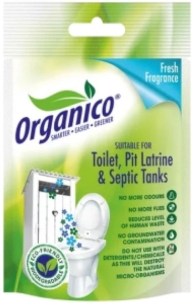 Organico Fresh Fragranced Disinfectant For Toilet, Pit Latrine & Septic Tanks Liquid Toilet Cleaner