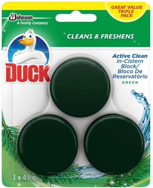 Toilet Duck Green Active Clean In-Cistern Block Toilet Cleaner