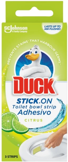Toilet Duck Stick-On Stripes Citrus Gel Toilet Cleaner