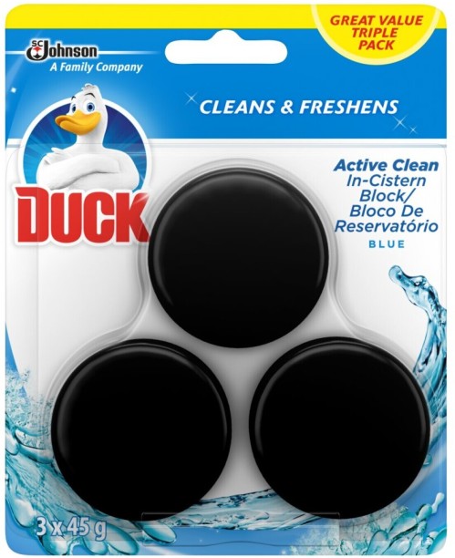 Toilet Duck Blue Active Clean In-Cistern Block Toilet Cleaner