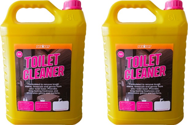 Reviver 2 x 5lt Toilet Cleaner Floral Liquid Toilet Cleaner