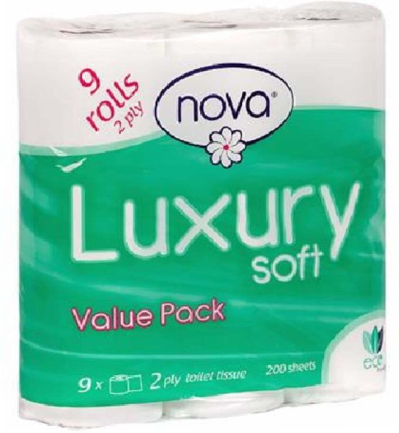 Nova 2 Ply Toilet Paper Roll