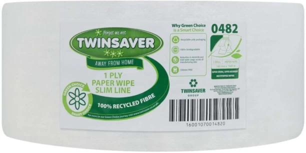 Twinsaver 1 Ply Toilet Paper Roll