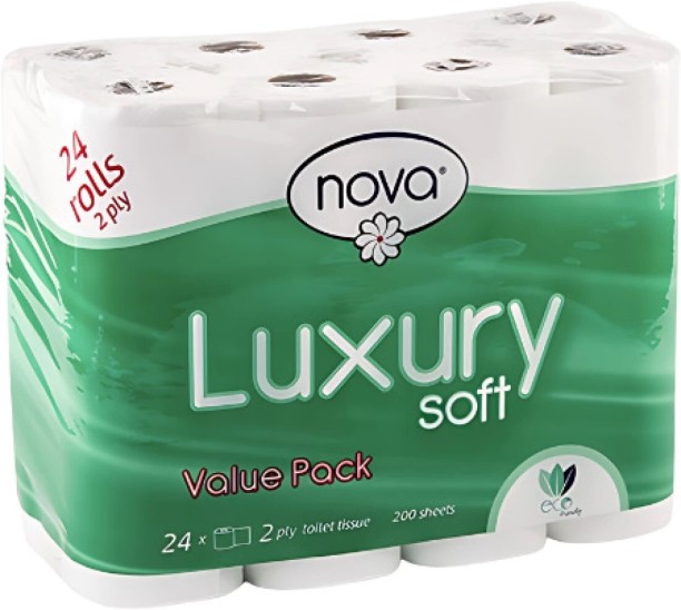 nova 2 Ply Toilet Paper Roll