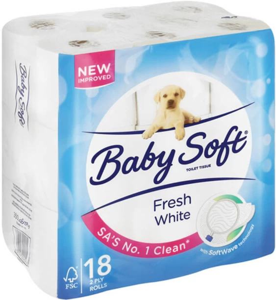 Baby Soft 2 Ply Toilet Paper Roll