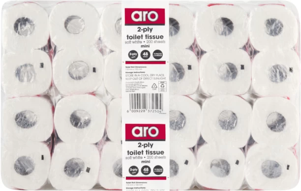 Aro 2 Ply Toilet Paper Roll